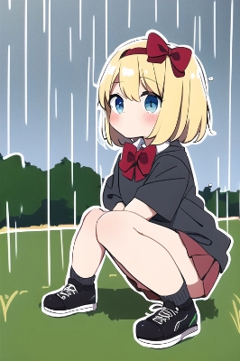 雨だなー