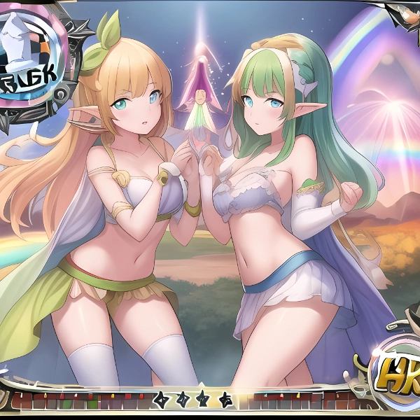 No.144【虹とエルフ】