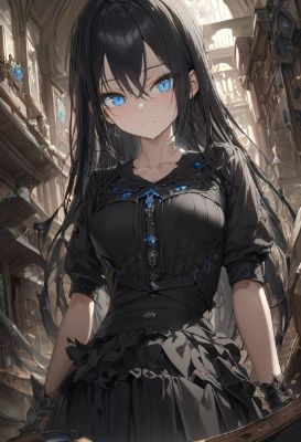 黒髪の乙女
