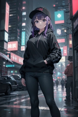 夜の町で