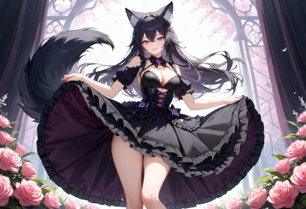 ゴスで踊る狼さん