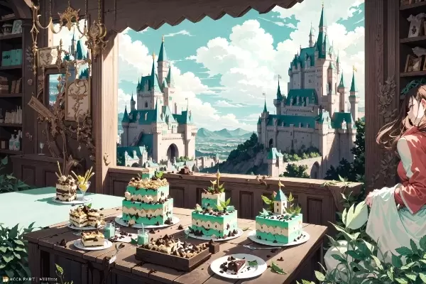 choco-mint-banana-millefeuille