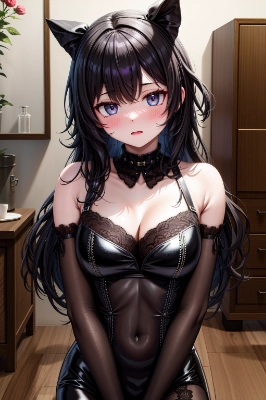 この格好恥ずかしい…