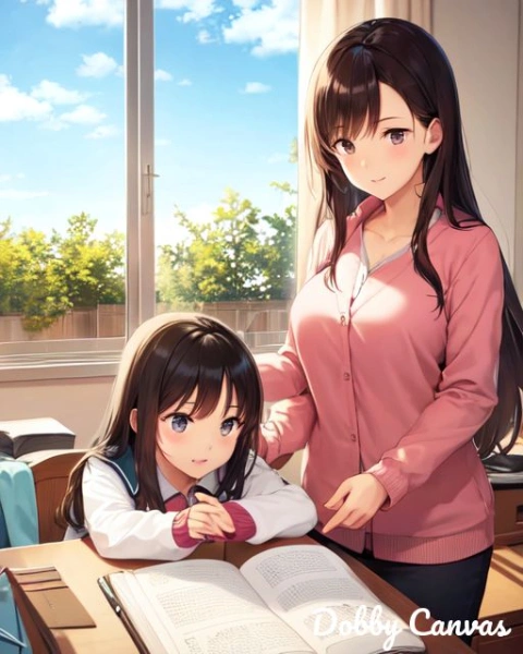 No.1010 家庭教師のお姉さんと女の子