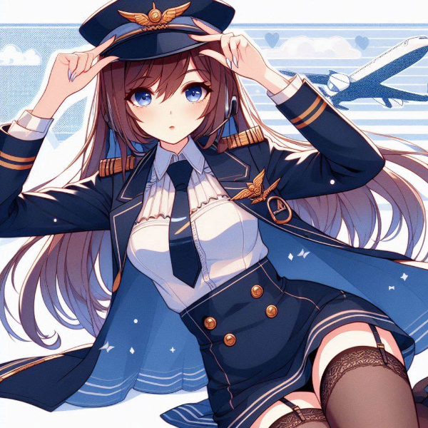 キャビンアテンダントの女性