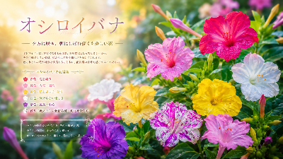 8/5誕生花 オシロイバナ