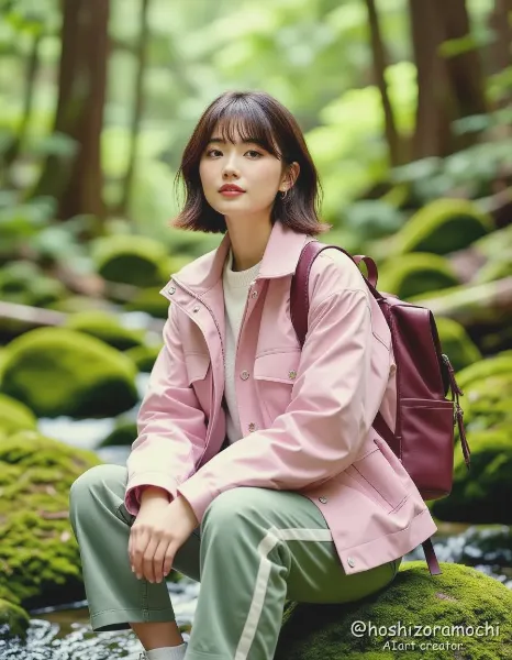 ローズクォーツ・モス・ガール / Rose Quartz Moss Girl