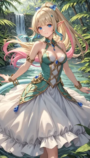 お姫様っぽいエルフちゃん