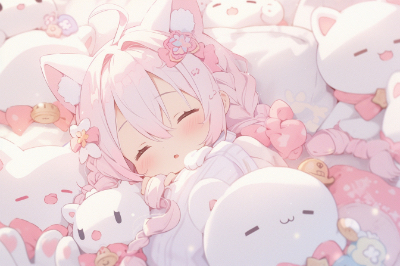 すやすや寝てる女の子