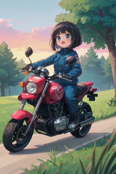 うららちゃん＠バイク