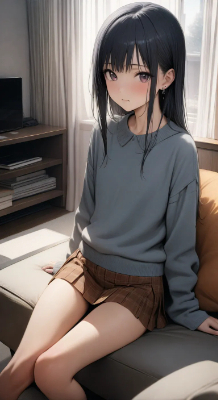 秋服の女の子