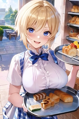 パン屋な金髪さん(N)