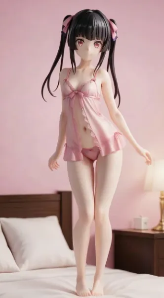 動画◆フィギュア風 月読調 ベビードール