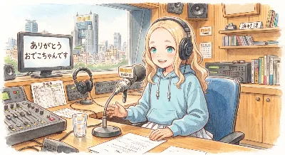 ラジオ「ありがとうおでこちゃんです」？