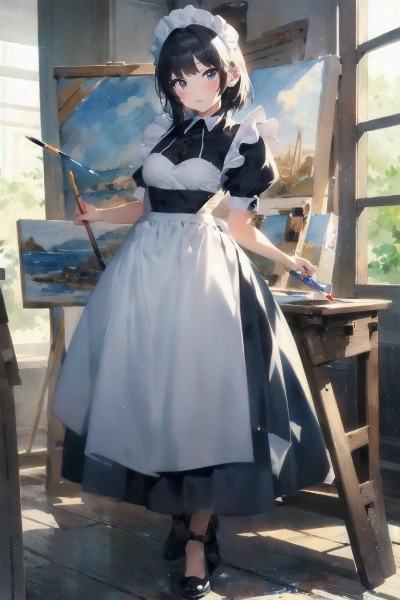 少しばかり趣味で絵を…