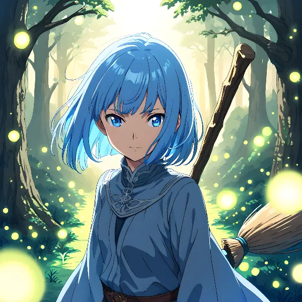 静寂の森と光の精霊