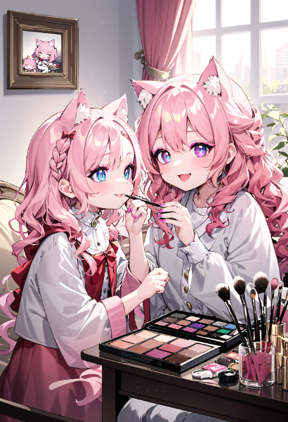 メイクアップの時間