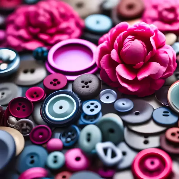 ボタンの野に咲く牡丹