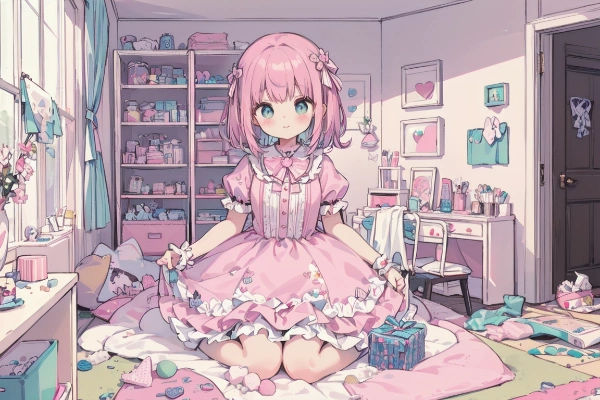 かわいい汚部屋