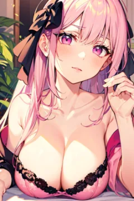 テーブル乗せおっぱい