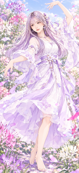 10/5 誕生花 クレオメ（ラベンダーちゃん）