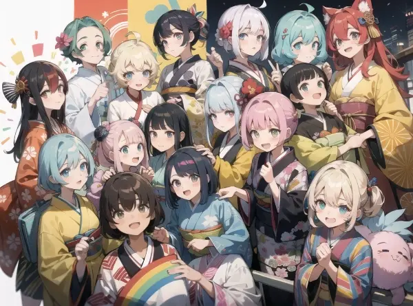 着物っ子大集合！