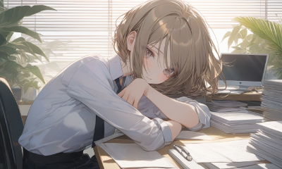 昼下がりのオフィス