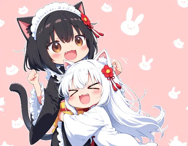 にゃかよしのいもーとのシャロにゃんニャ♪