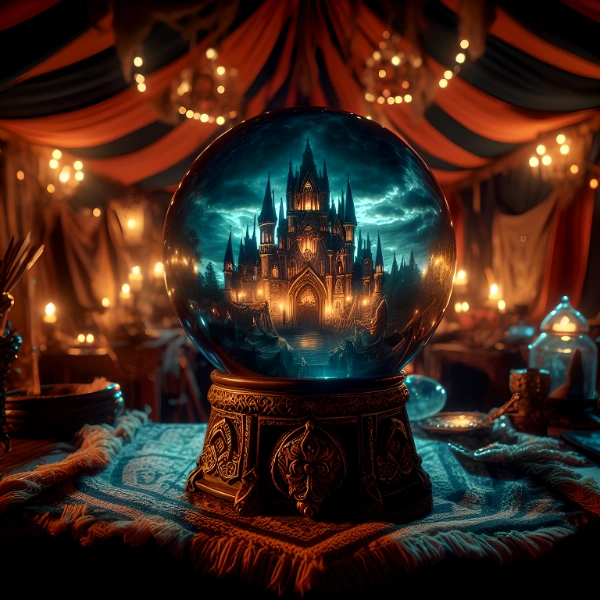 魔女の水晶玉占い