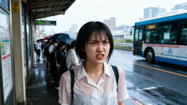 露!?　土砂降りじゃねーか!!