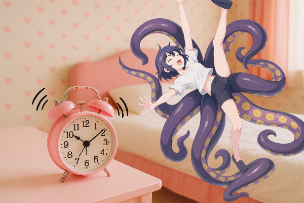 「10時！？イナニス、寝坊して大慌て！」