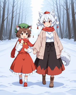 東方犬猫娘