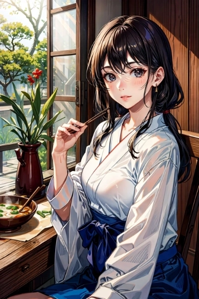 そんな格好で食うな!!