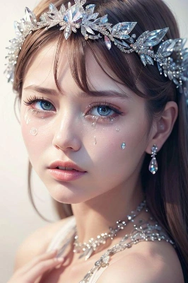 泣き顔美女