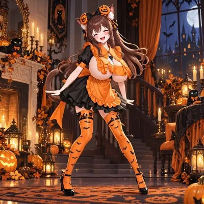 明日はハロウィン
