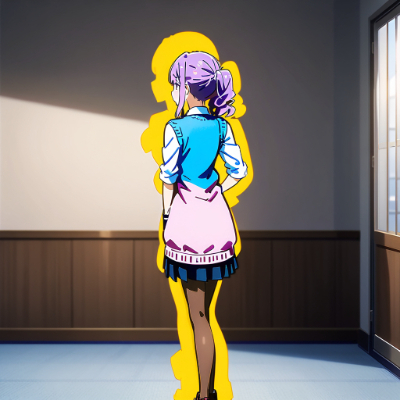 ハーフアップ