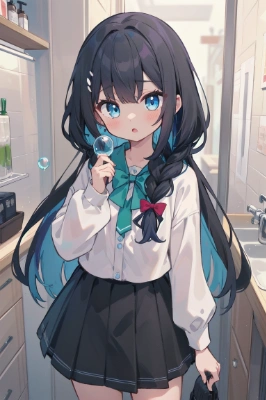 部屋でシャボン玉はダメだよ？？