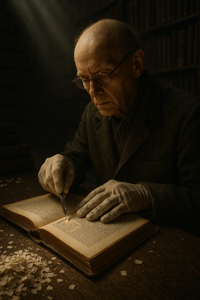 古書に潜む秘密の解読者