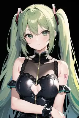 初音ミクの肖像