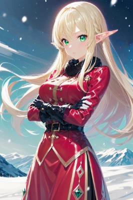雪の夜の妖精
