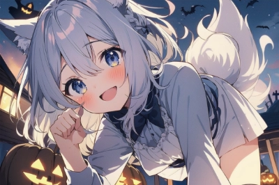 ハロウィンおおかみちゃん