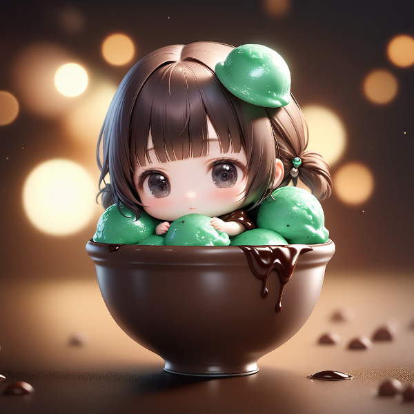 チョコミン党 ドール風ぷにみるちゃん