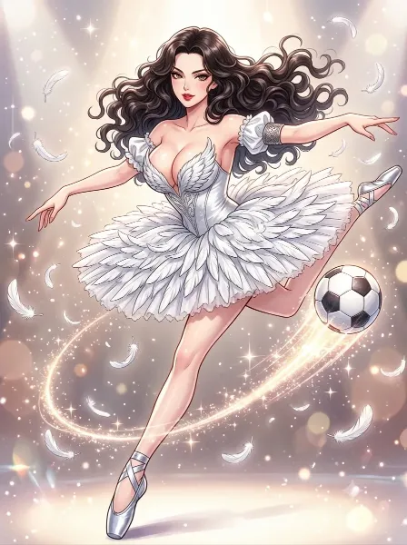 白鳥のサッカー場