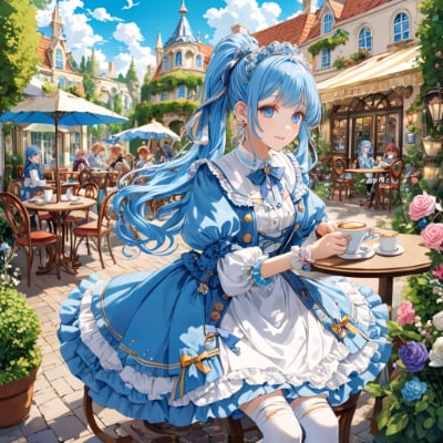 お昼前のカフェ