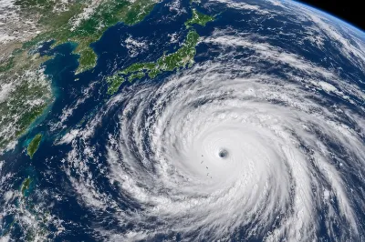 超巨大台風接近中