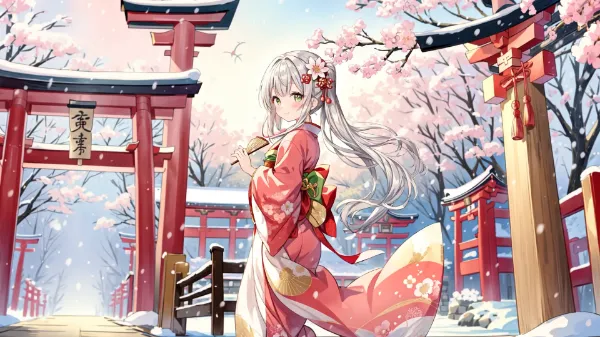 雪桜の巫女と永遠の約束