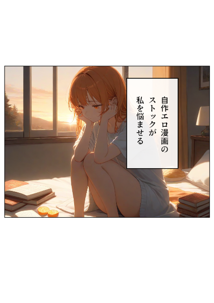 しょうもな漫画③自作エロ漫画のストックが私を悩ませる