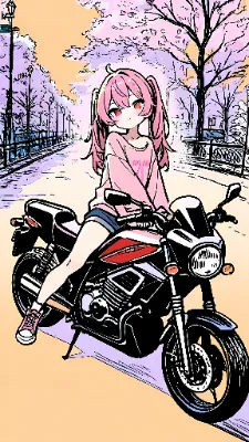 Motorcycle Girl