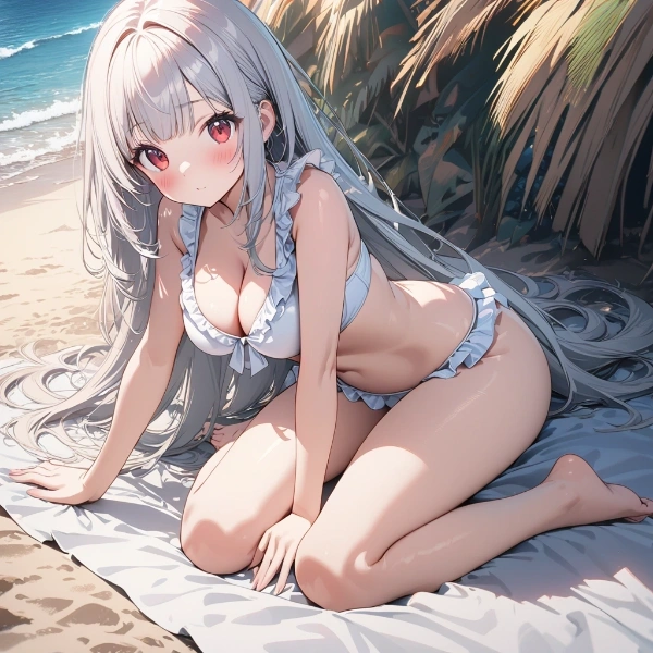 水着少女 #1