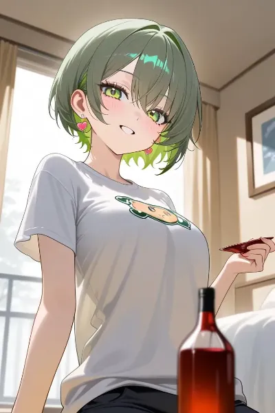 この季節は、梅酒でしょ♫もち、JCだから、ノンアルだけどね（笑）